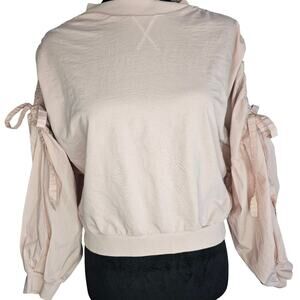 Zara Womens Cropped Sweatshirt